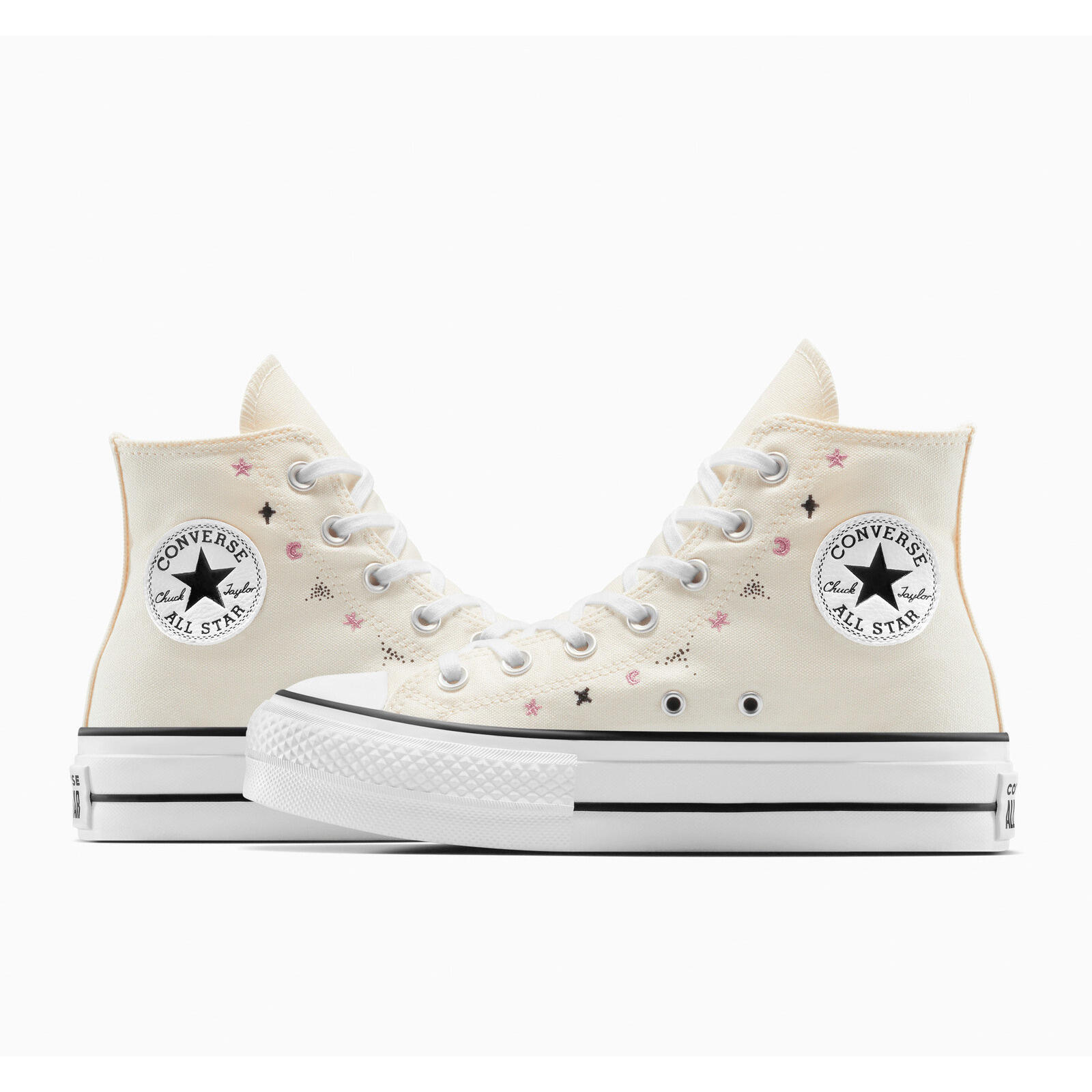 Baskets Converse Chuck Taylor All Star Lift Platform, Beige, Unisexe 3/5