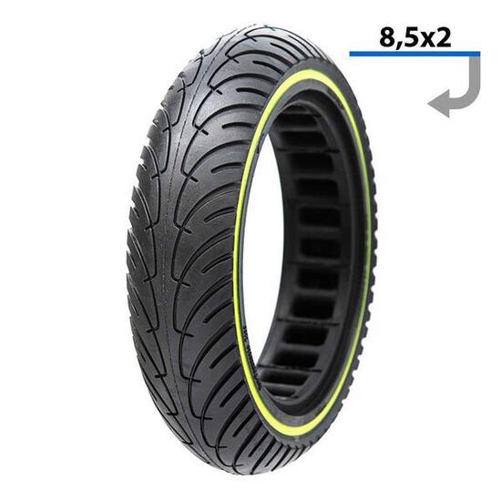 Pneu Anti Crevaison 8'5" WISPEED - ESCOOTER - Noir