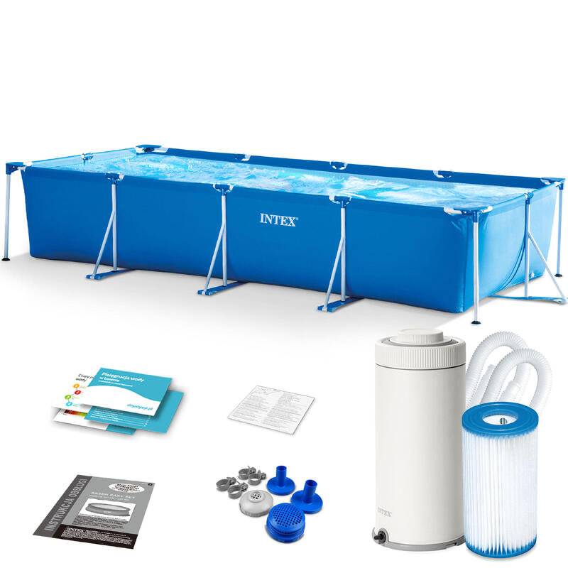 Bazén Intex 28274 Frame Pool 450x220x84 cm s filtrací