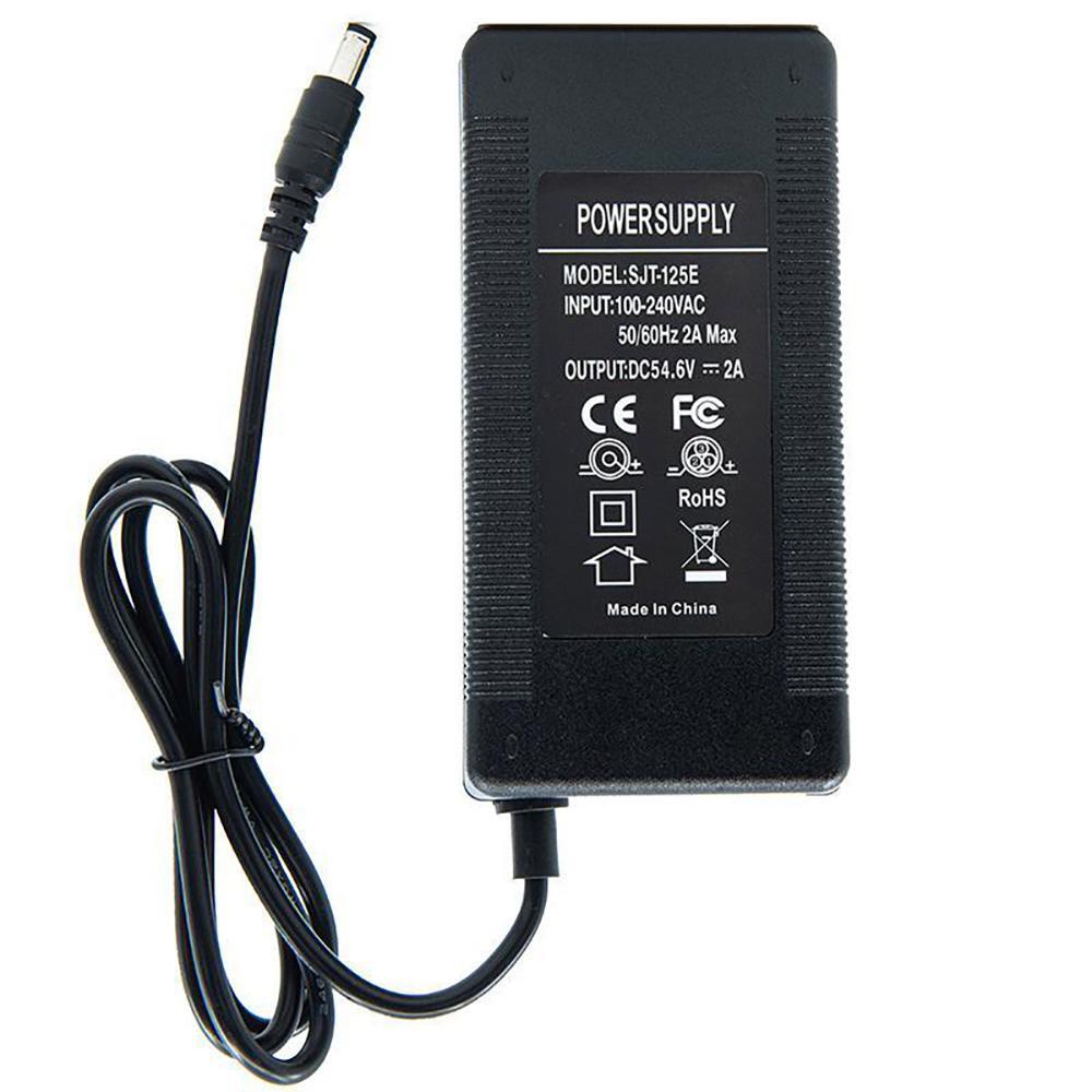 Cargador 48v (salida 54,6v) 2A conector DC 5,5x2,5mm Ewheel 2/5