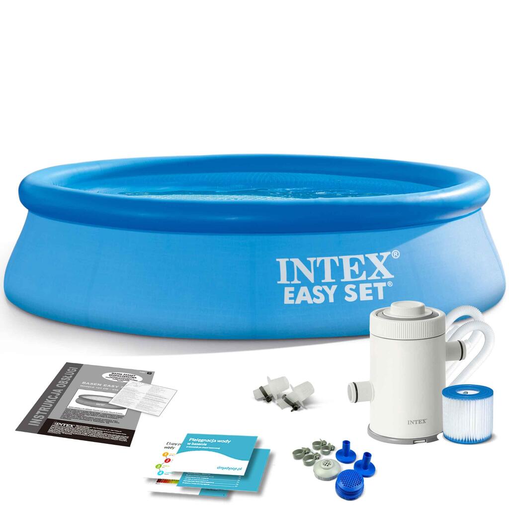 Intex Inflatable Round Pool 1942L Blue Easy Setup