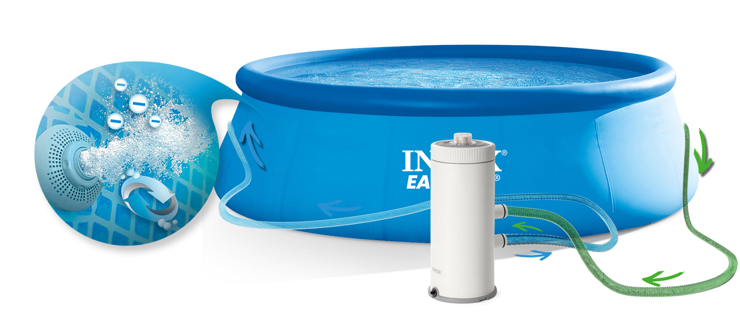 Piscina insuflável Intex Easy Set 457x122 cm - 14.141 litros 4/5