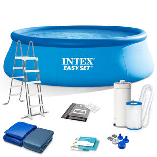 INTEX Intex 26168NP - Piscina Easy Set, Pompa Filtro, 457x122 cm