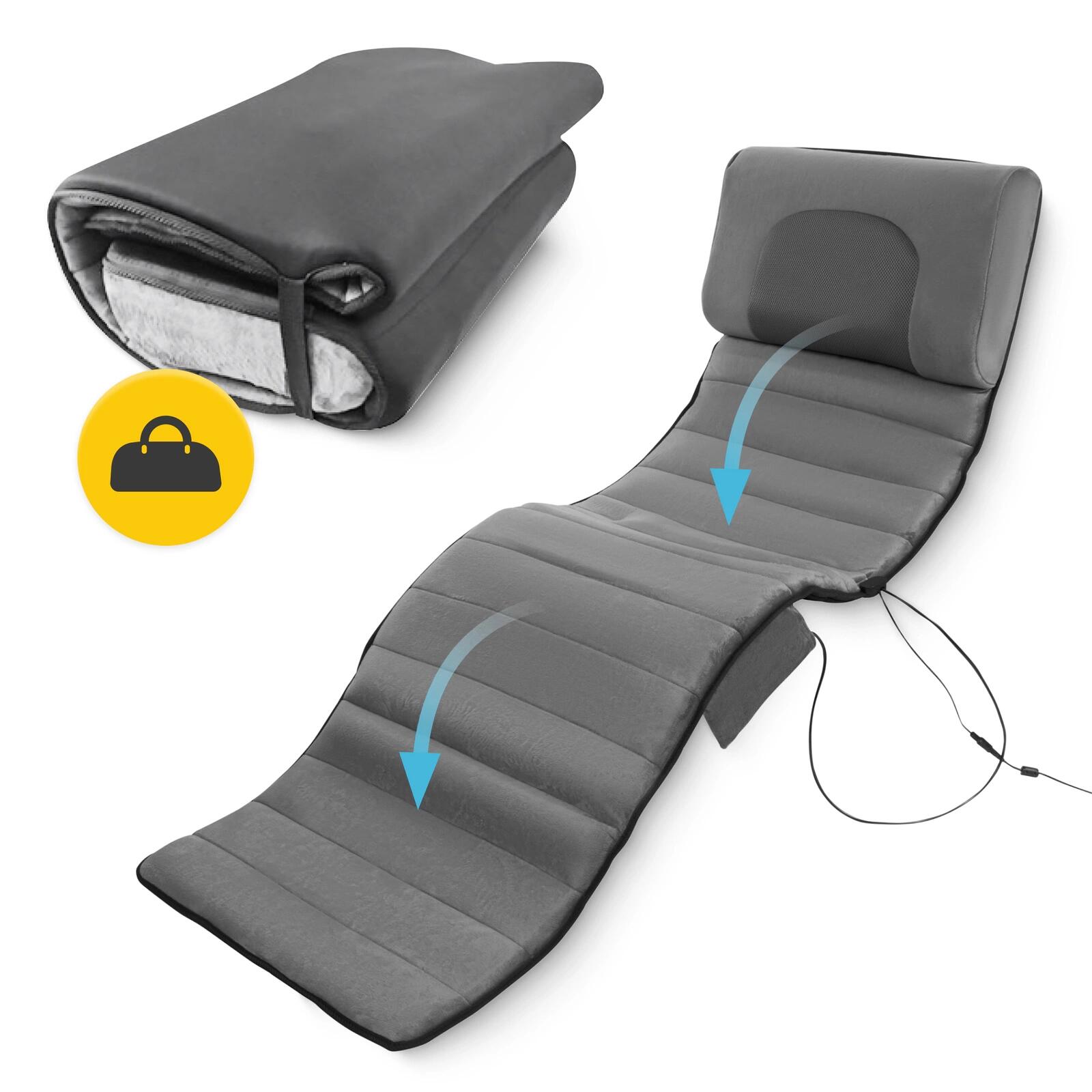 Massageauflage LITE BMM03 4FIZJO Shiatsu Sitzauflage Nacken Rücken Wärme 6/7
