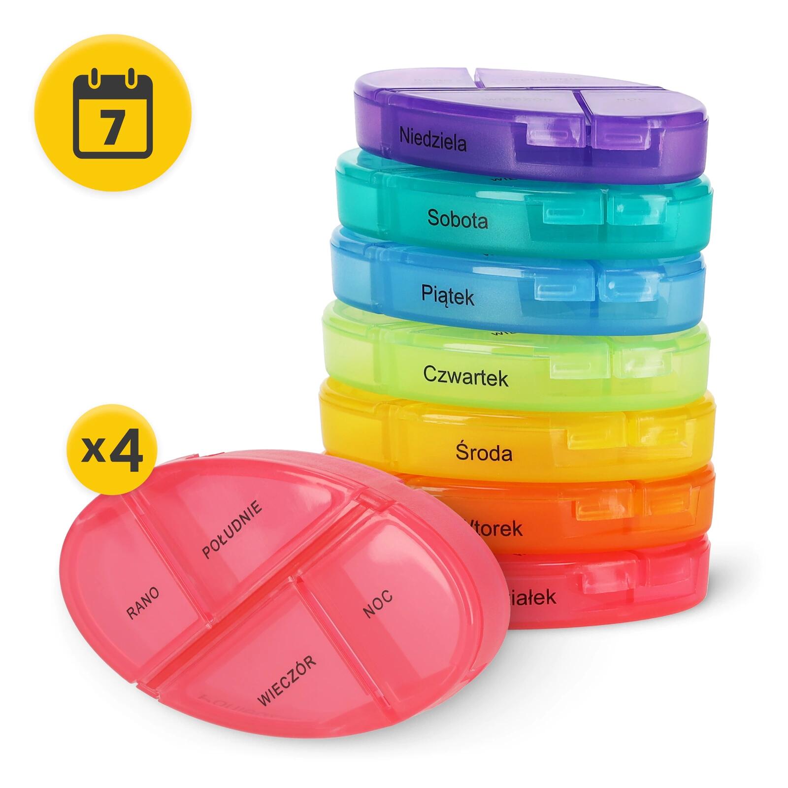 Tygodniowy organizer na leki 4FIZJO MAX