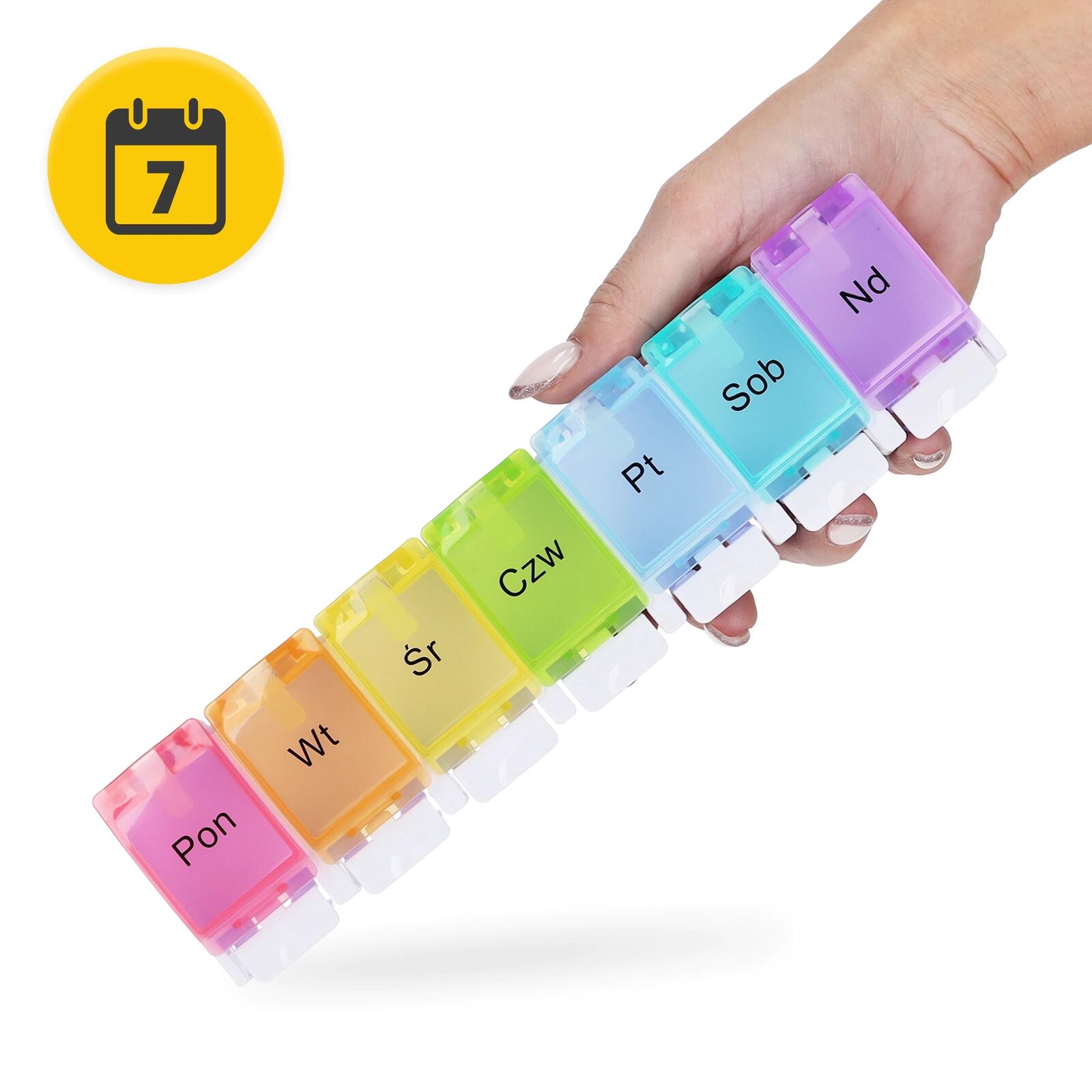 Tygodniowy organizer na leki 4FIZJO EASY 2/7