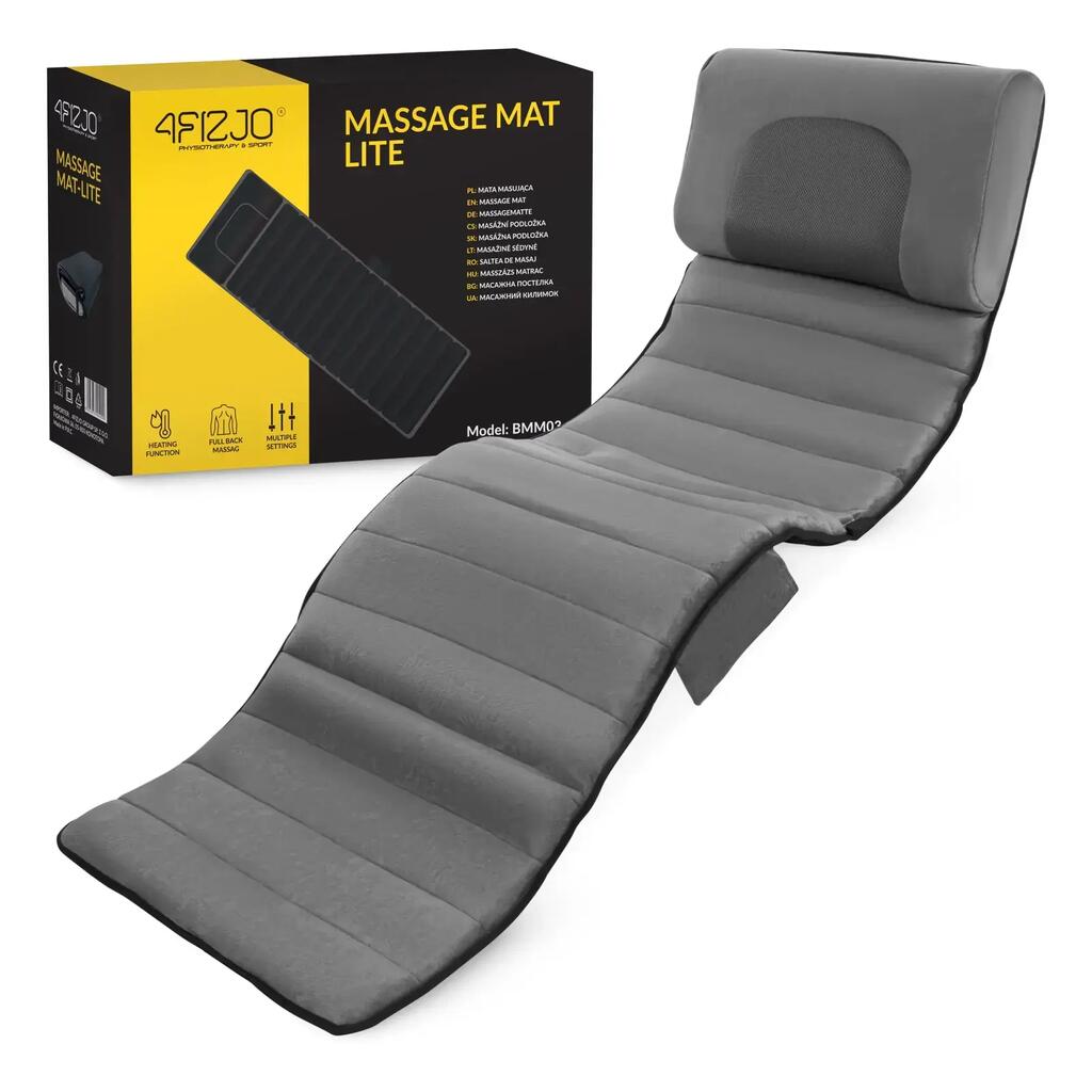 Масажна постелка LITE 4FIZJO 30 W 162x55 см, 5 техники, 10 глави, загряване