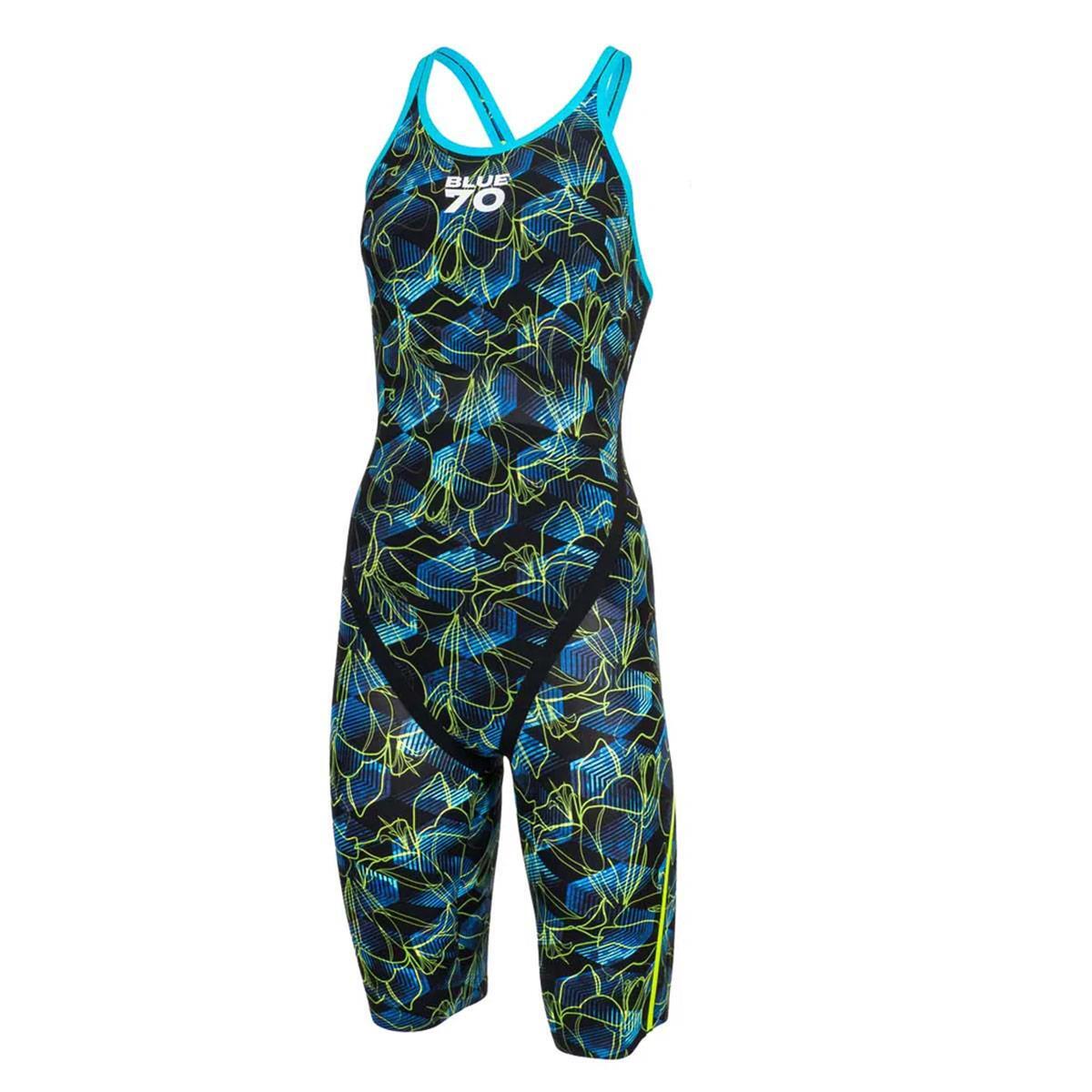 BLUESEVENTY Blueseventy neroTX2 Kneeskin - Blue Lilly - Maat 22