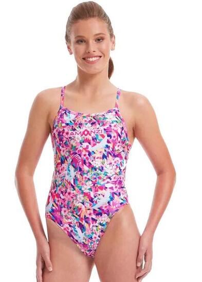 Maillot de bain AMANZI Manchurian Magic femme taille UK36/EU46