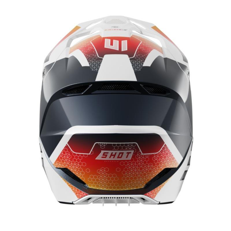 Casque Shot Furious Kid - Phaser Blue Red Pearly - Enfant 3/4