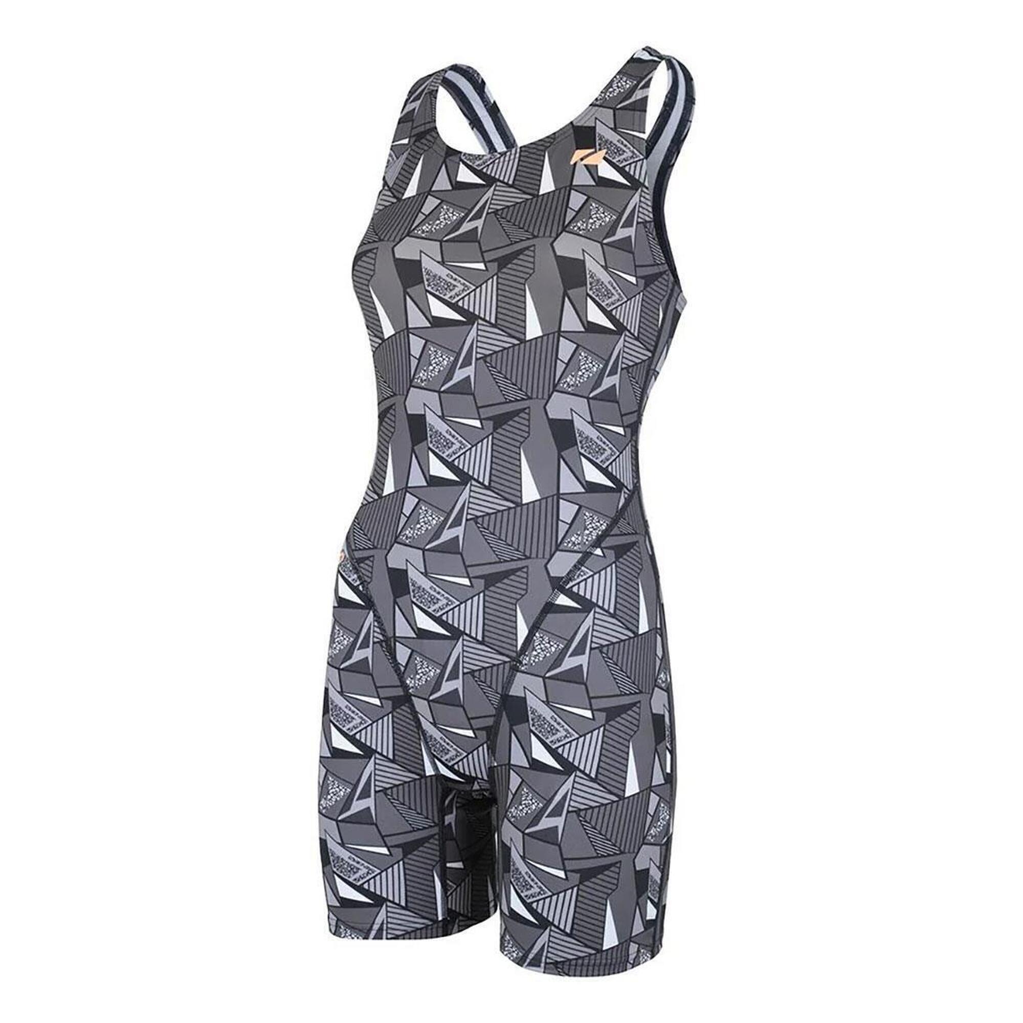 Kombinezon Zone3 Renew Openwater Z Krótkimi Nogawkami – Czarno-Szary – Rozmiar 6