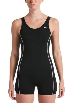 Nike Poly Solid Legsuit – Schwarz – Größe 34