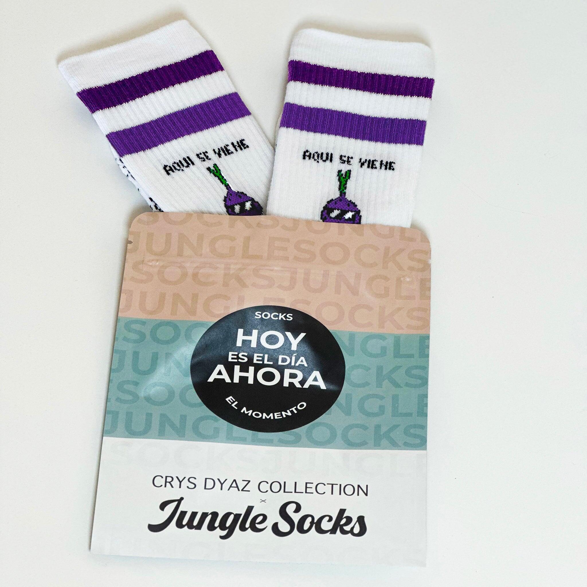 Calcetines Deportivos Algodón Crys Dyaz x JungleSocks Llorao L 2/3