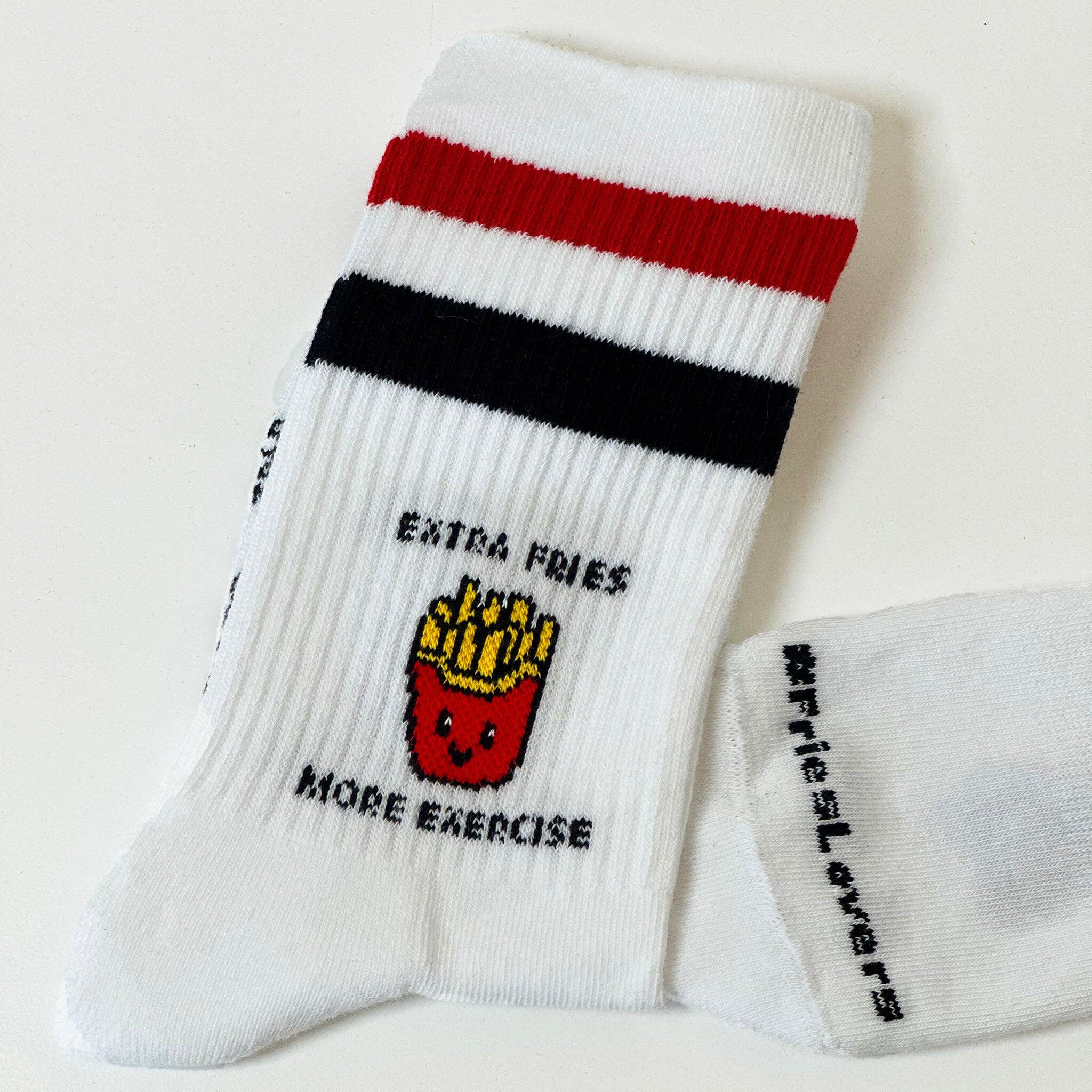 Calcetines Deportivos Algodón Crys Dyaz x JungleSocks Patatas Fritas L 2/3