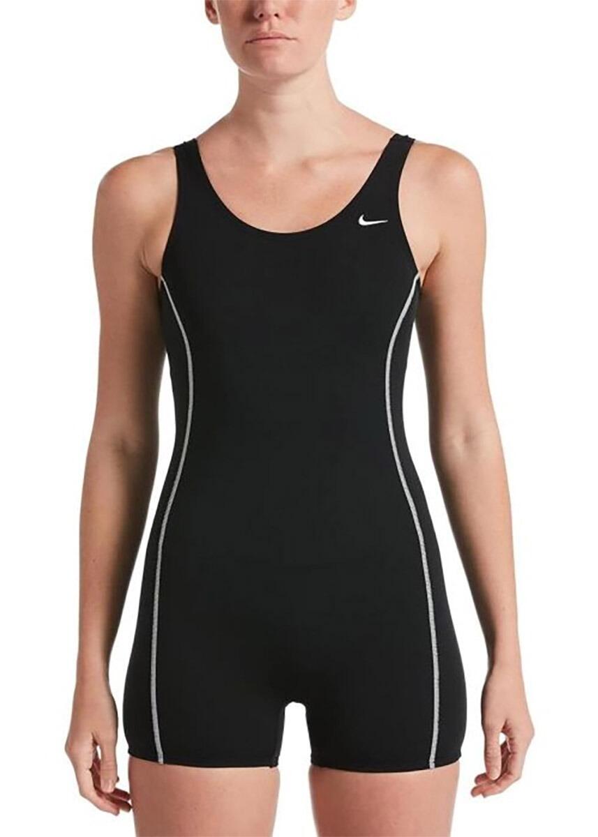 NIKE Nike Poly Solid Legsuit - Zwart - Maat 36