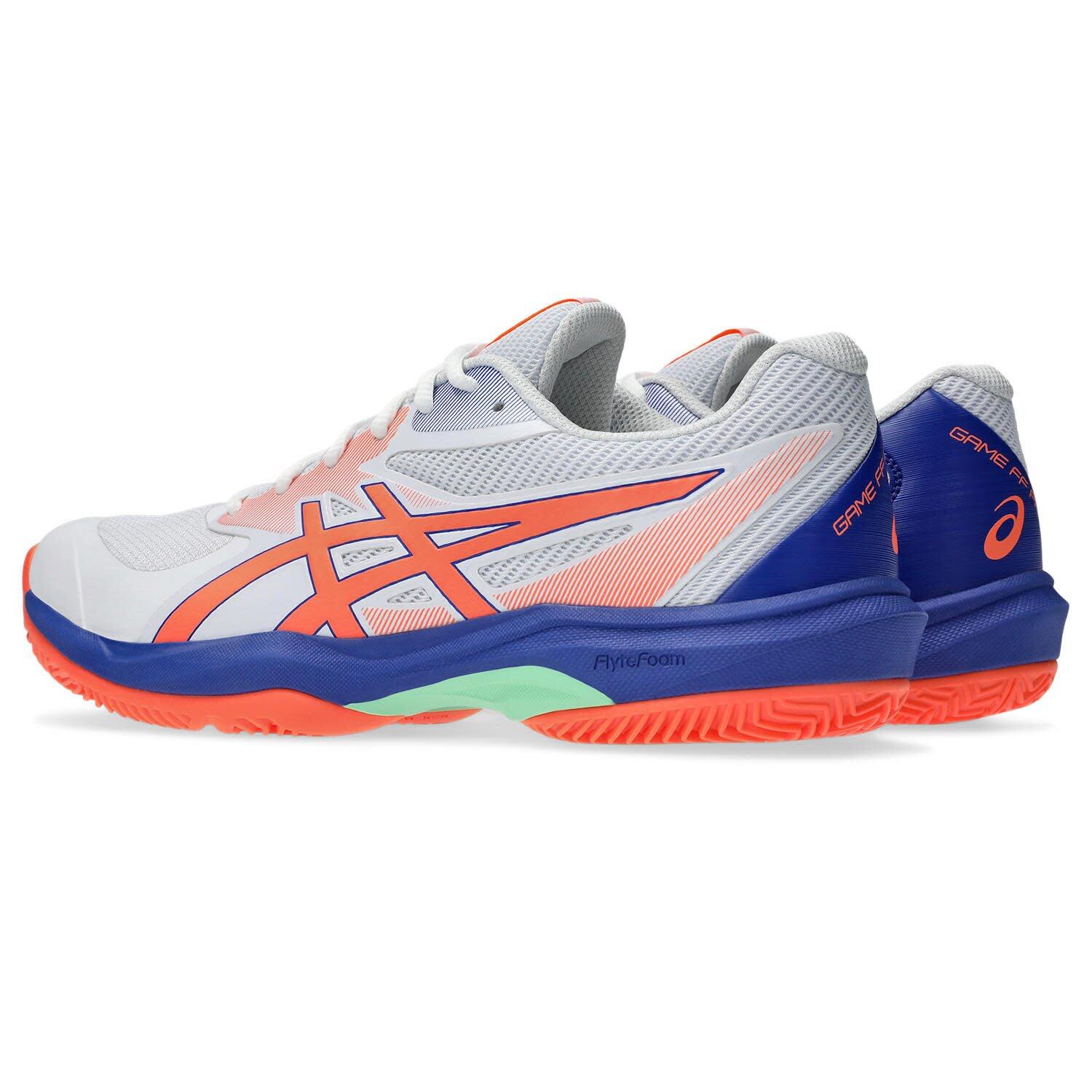 ASICS Game FF Padel - White/VividCoral 5/7