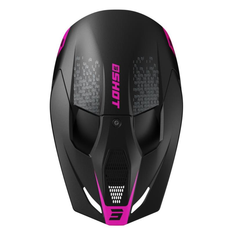 Casque Shot Furious - Draw Pink Mat 3/4
