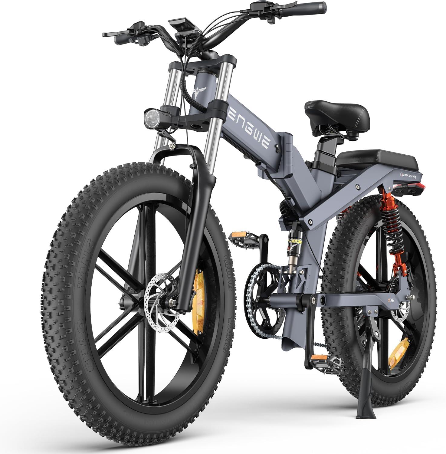 ENGWE Bicicleta Eléctrica ENGWE X26 con Batería Doble de 48V 29Ah