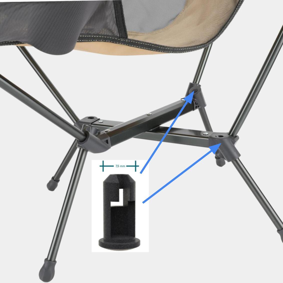 Embout d'élastique chaise basse MH500 M et table basse MH500 (7,5 mm) 3/7