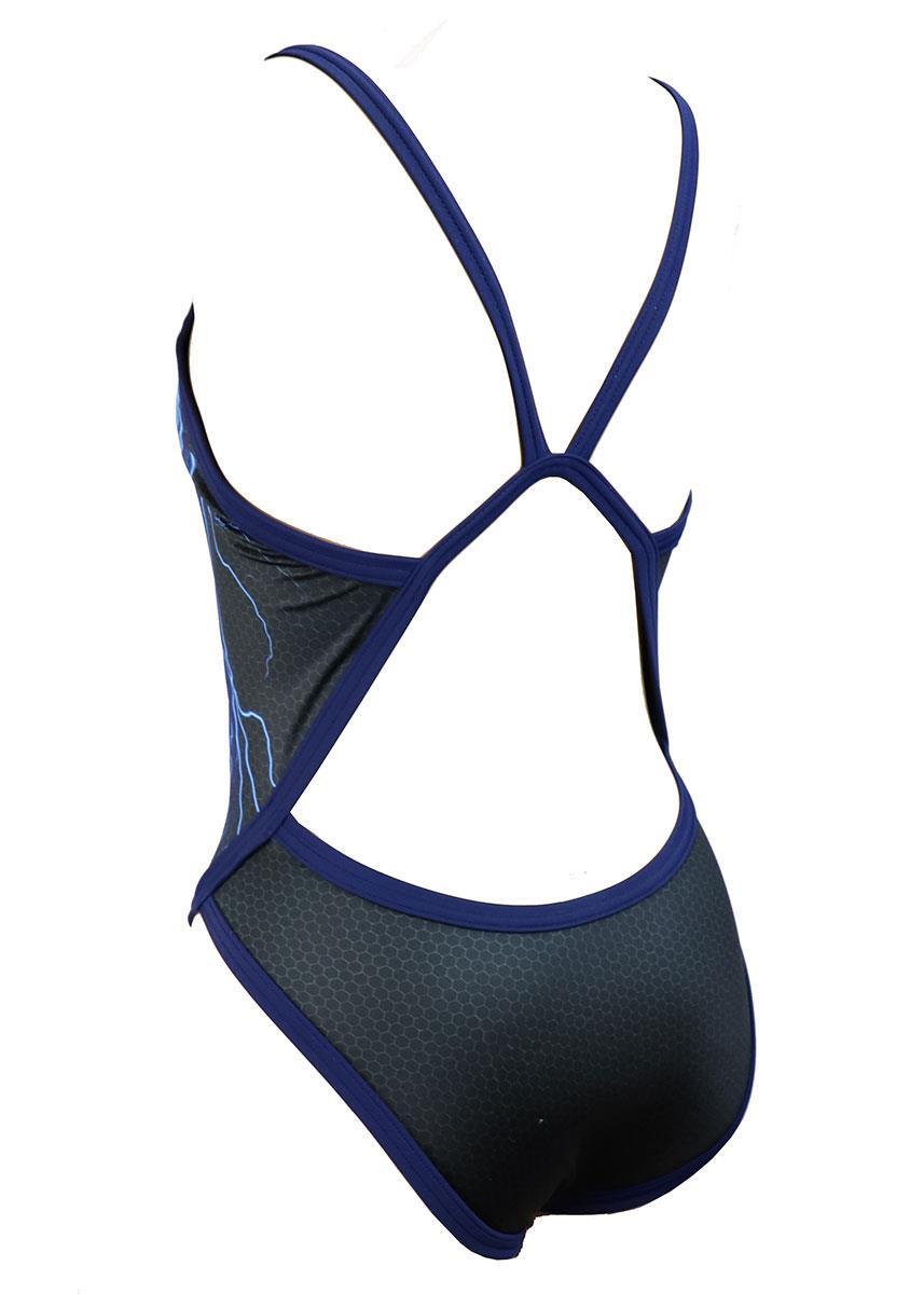 Maillot de bain Turbo Revolution Hex Storm femme - Noir, UK 30/EU 40 5/6