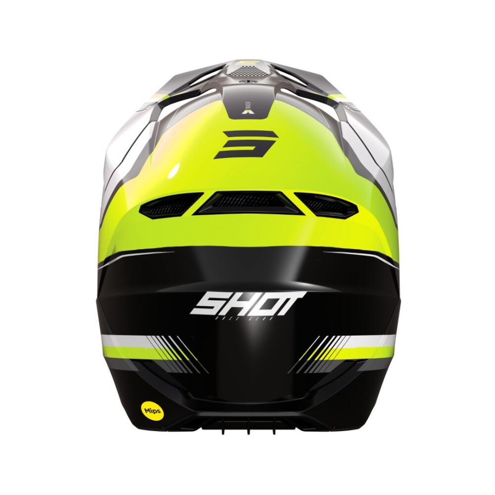 Casco Shot Race - Tracer Giallo fluo 3/4
