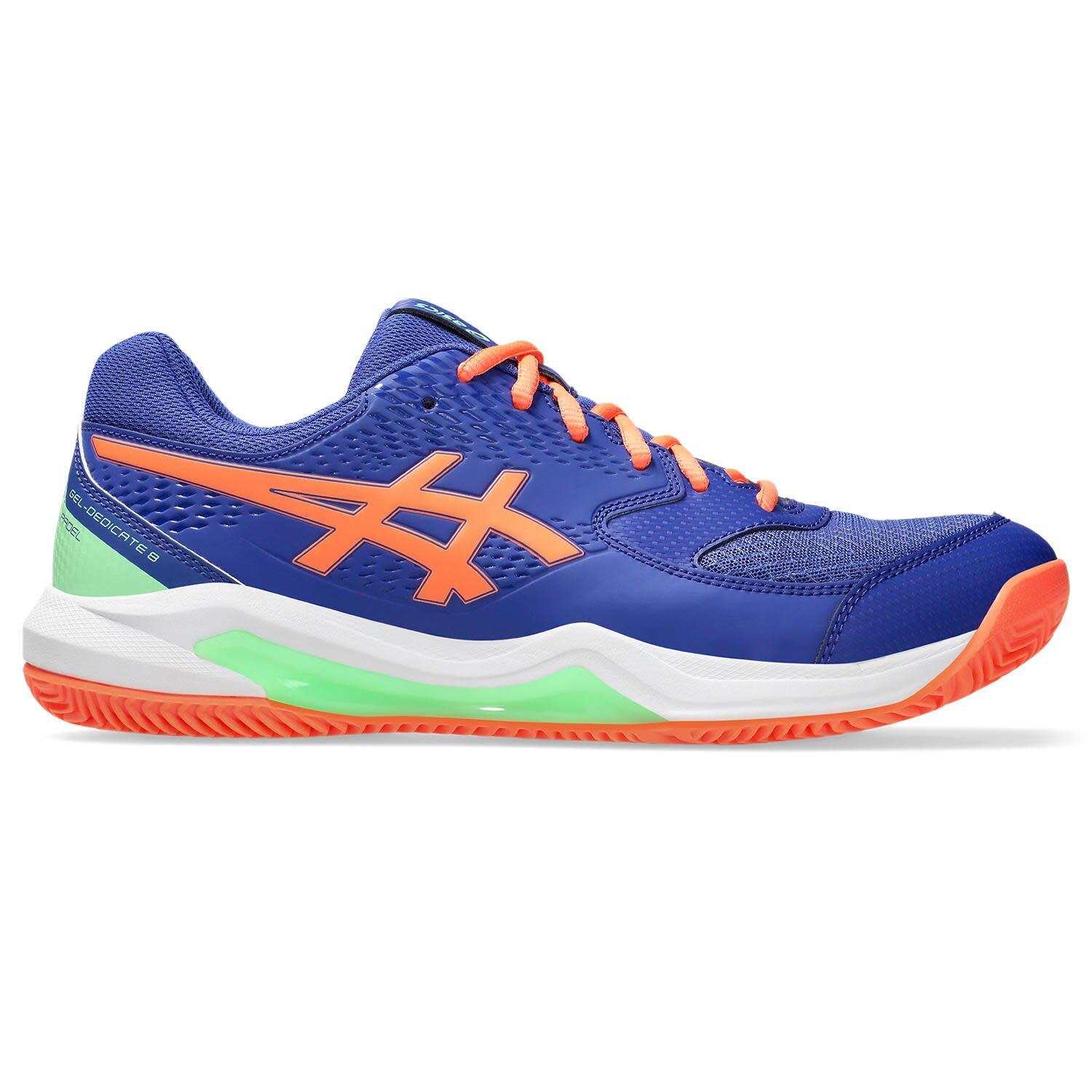 Asics - Chaussures De Tennis Et De Padel Homme - Asics Gel Dedicate 8  Padel - - Chaussures De Sport - Bleu|orange - 41,5 - Decathlon