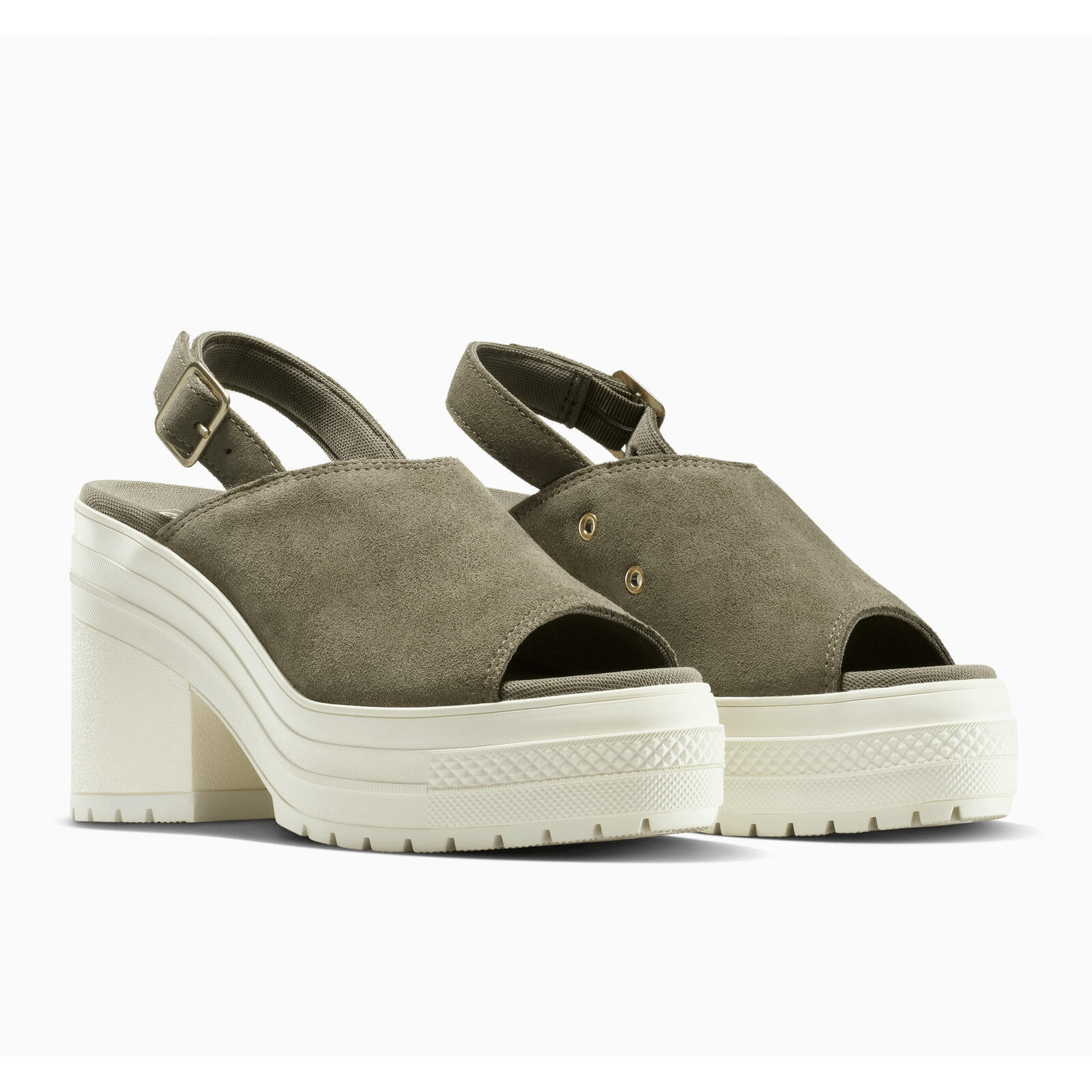 Sandali Converse Chuck 70 De Luxe Heel Mule, Verde, Donne 4/5