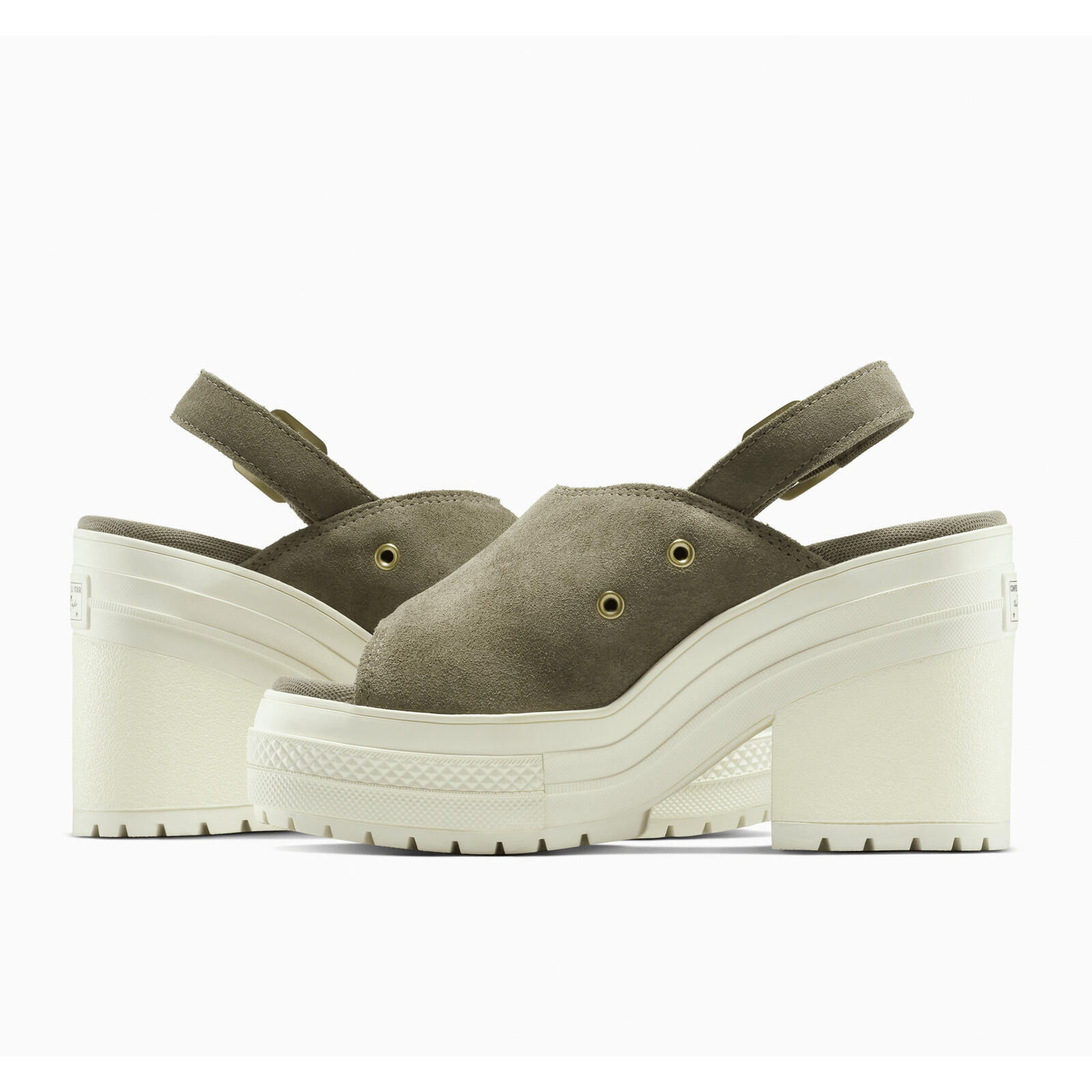 Sandali Converse Chuck 70 De Luxe Heel Mule, Verde, Donne 3/5