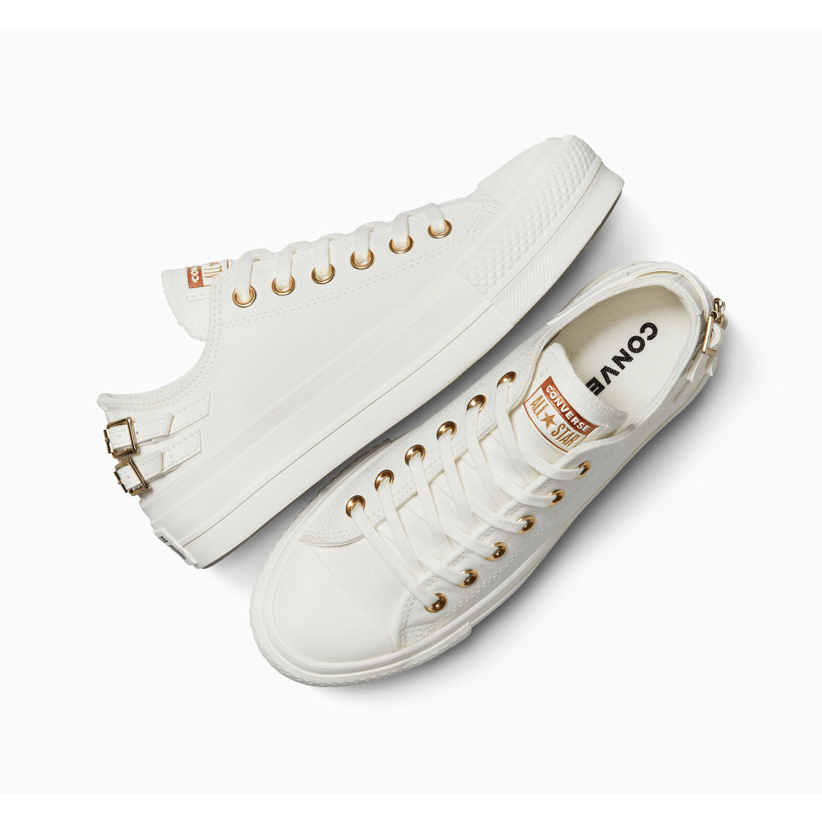 Baskets Converse Chuck Taylor All Star Lift Platform, Blanc, Unisexe 2/5