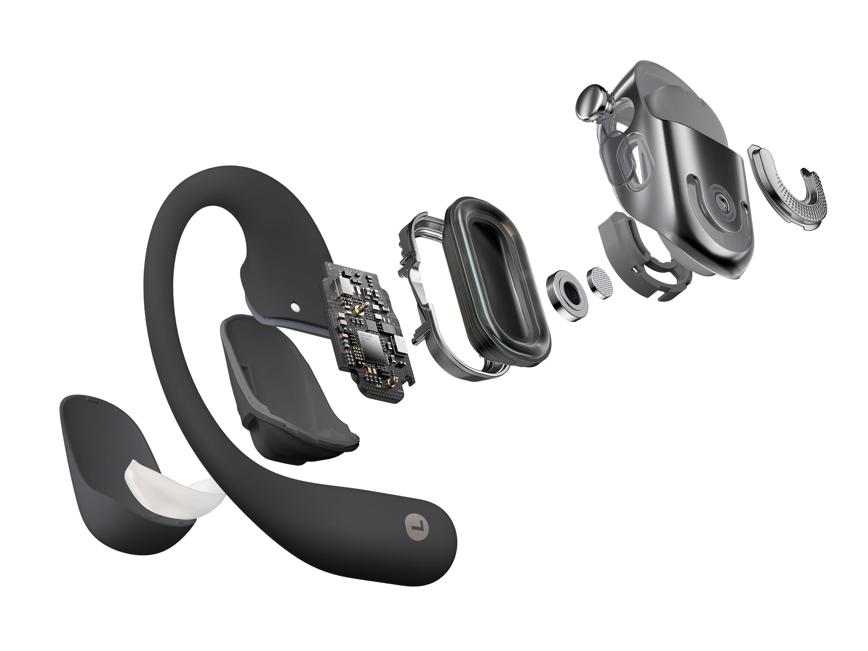 Cuffie Bluetooth sportive OPENFIT 2 nero 3/7