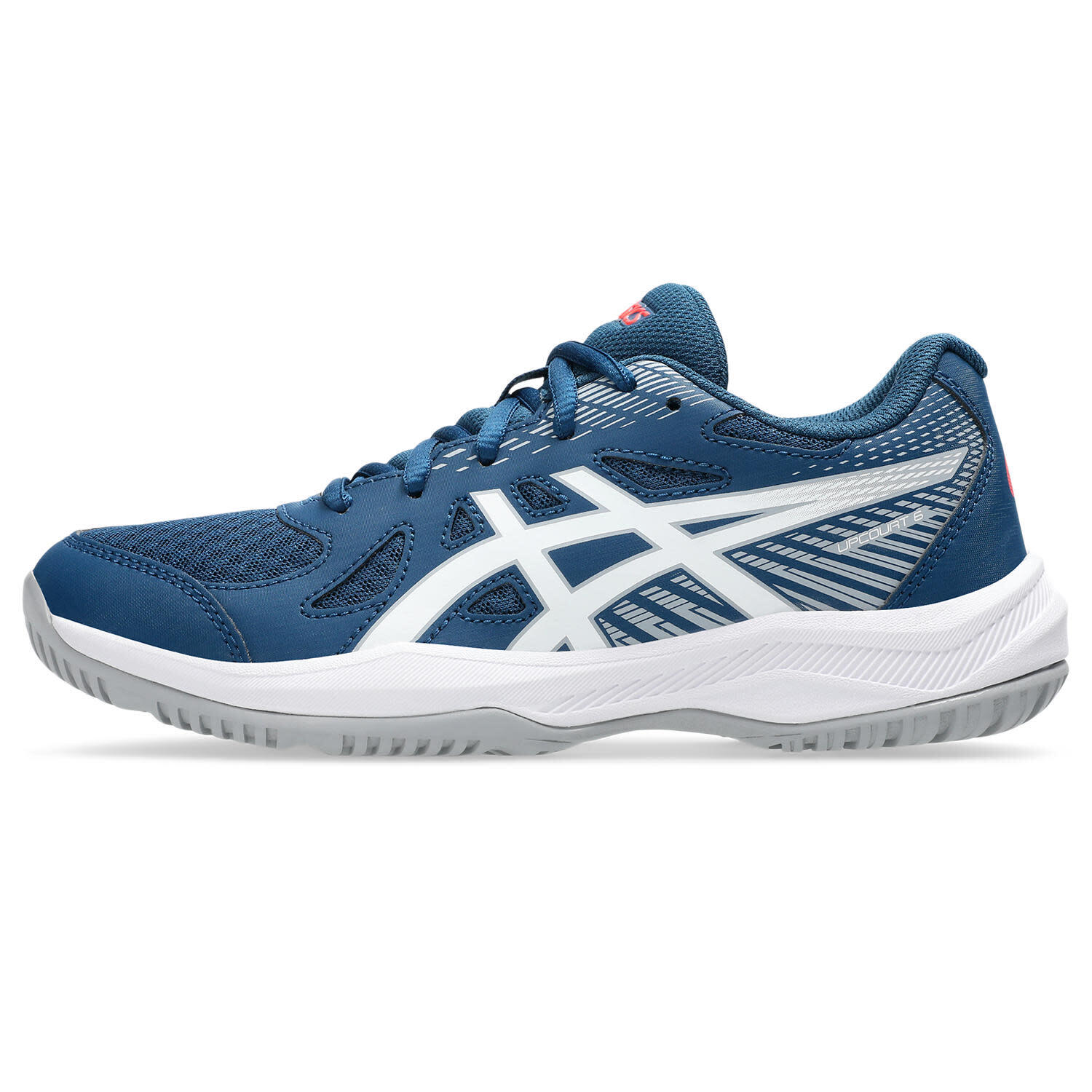 Multisportschuhe Kinder, Unisex - ASICS Upcourt 6 GS - MakoBlue/White 5/7
