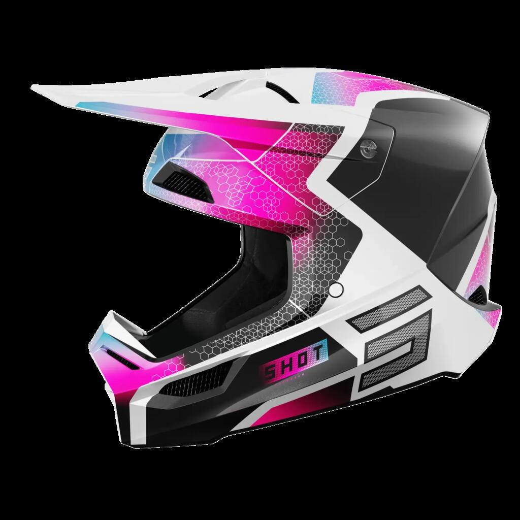 Shot Race Helmet - Shot - Black Blue Pink Pearl