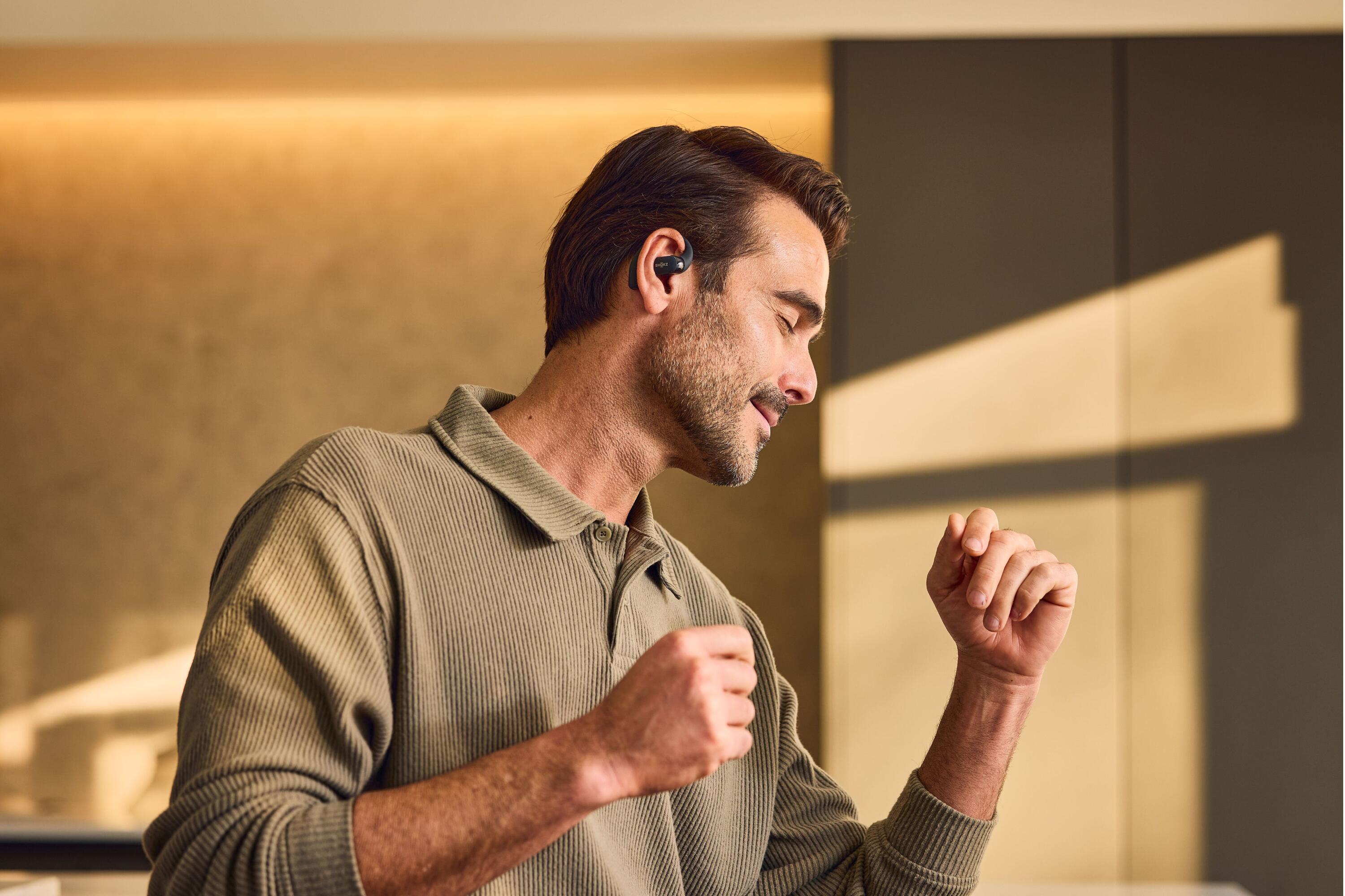OPENFIT 2+ auscultadores desportivos Bluetooth preto 6/7