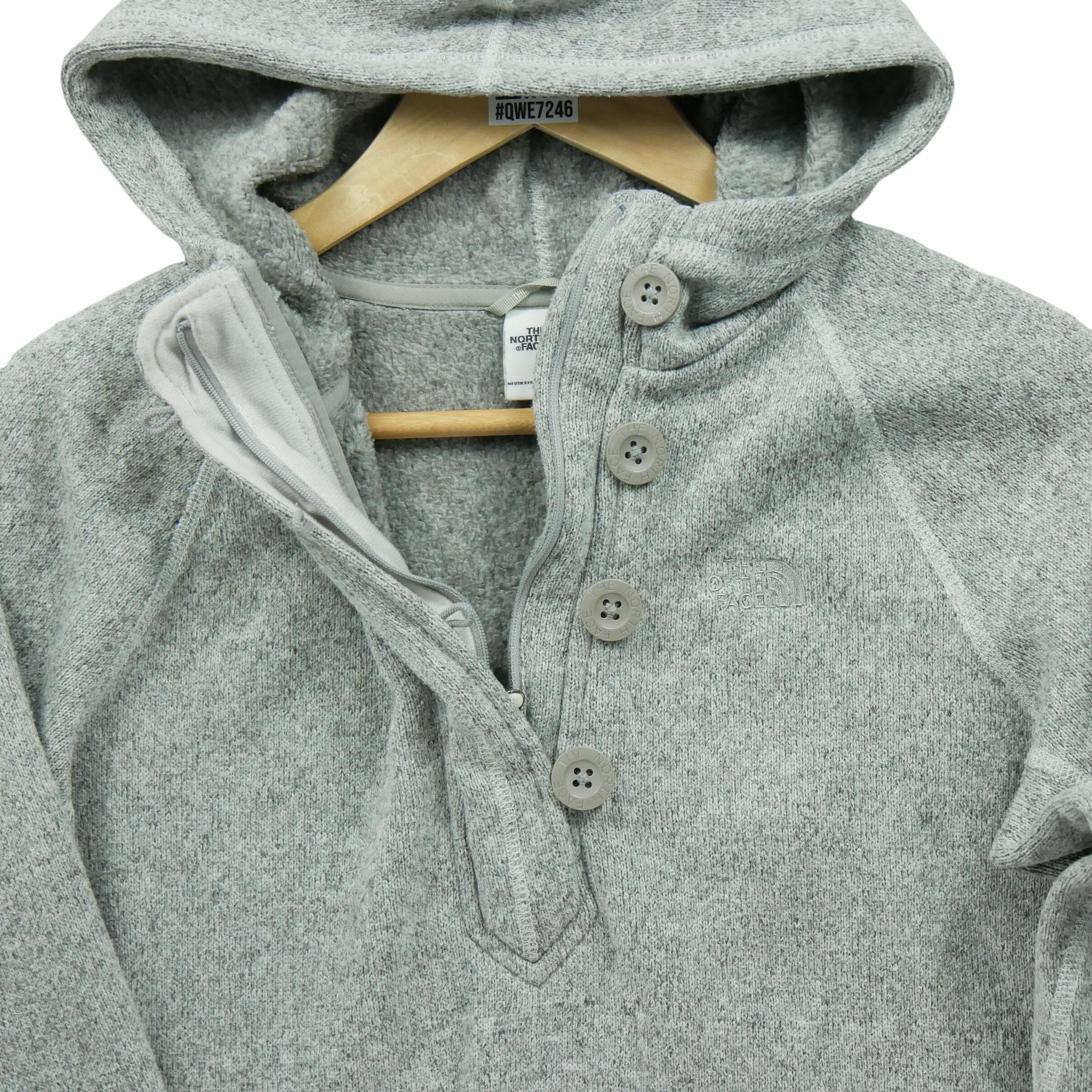 Seconda Mano - Pullover in pile grigio TNF da donna - Stato eccellente 4/7
