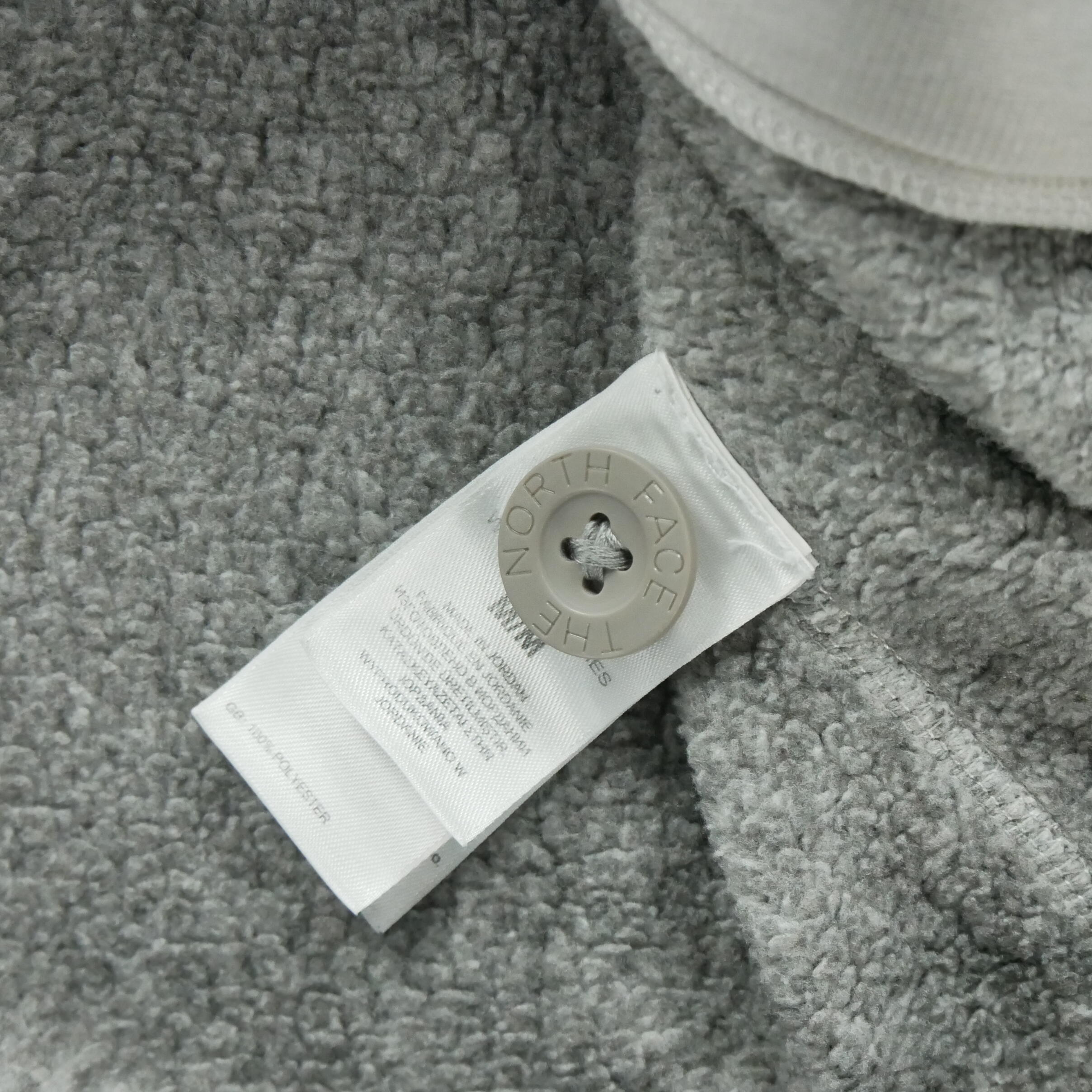 Seconda Mano - Pullover in pile grigio TNF da donna - Stato eccellente 7/7