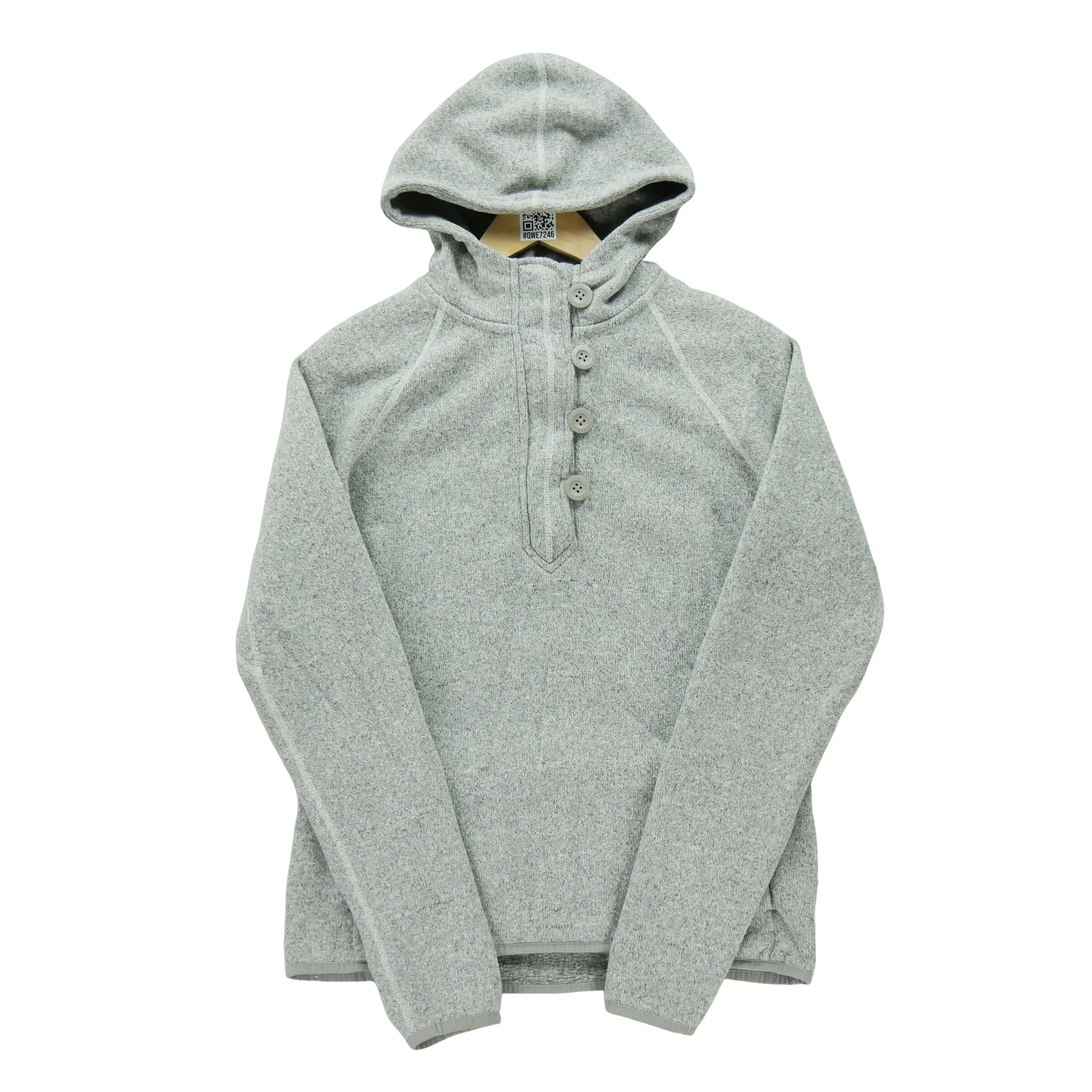 Seconda Mano - Pullover in pile grigio TNF da donna - Stato eccellente 1/7