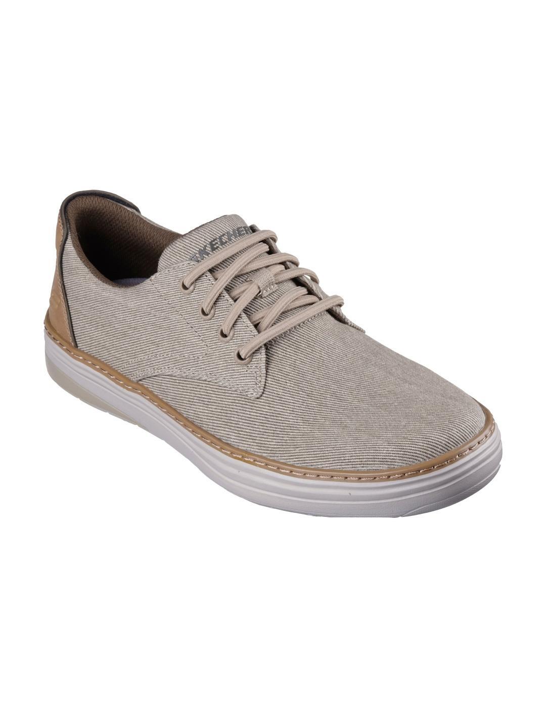 Chaussures pour hommes Skechers Hyland Ratner Marron. 3/5