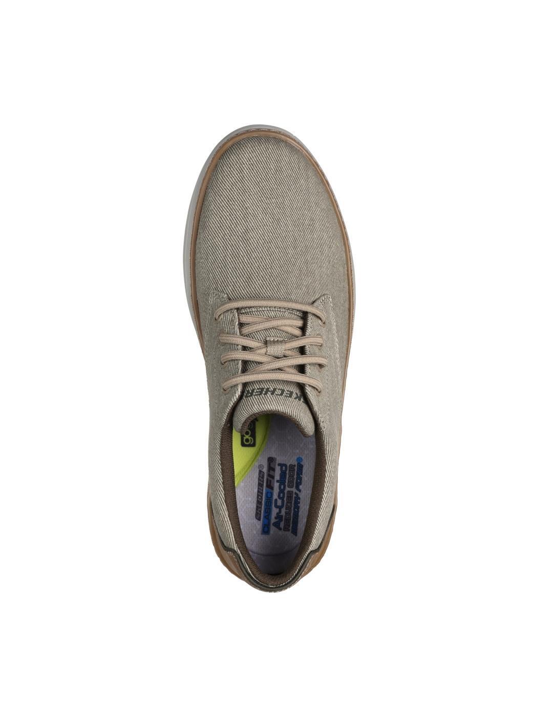 Chaussures pour hommes Skechers Hyland Ratner Marron. 4/5