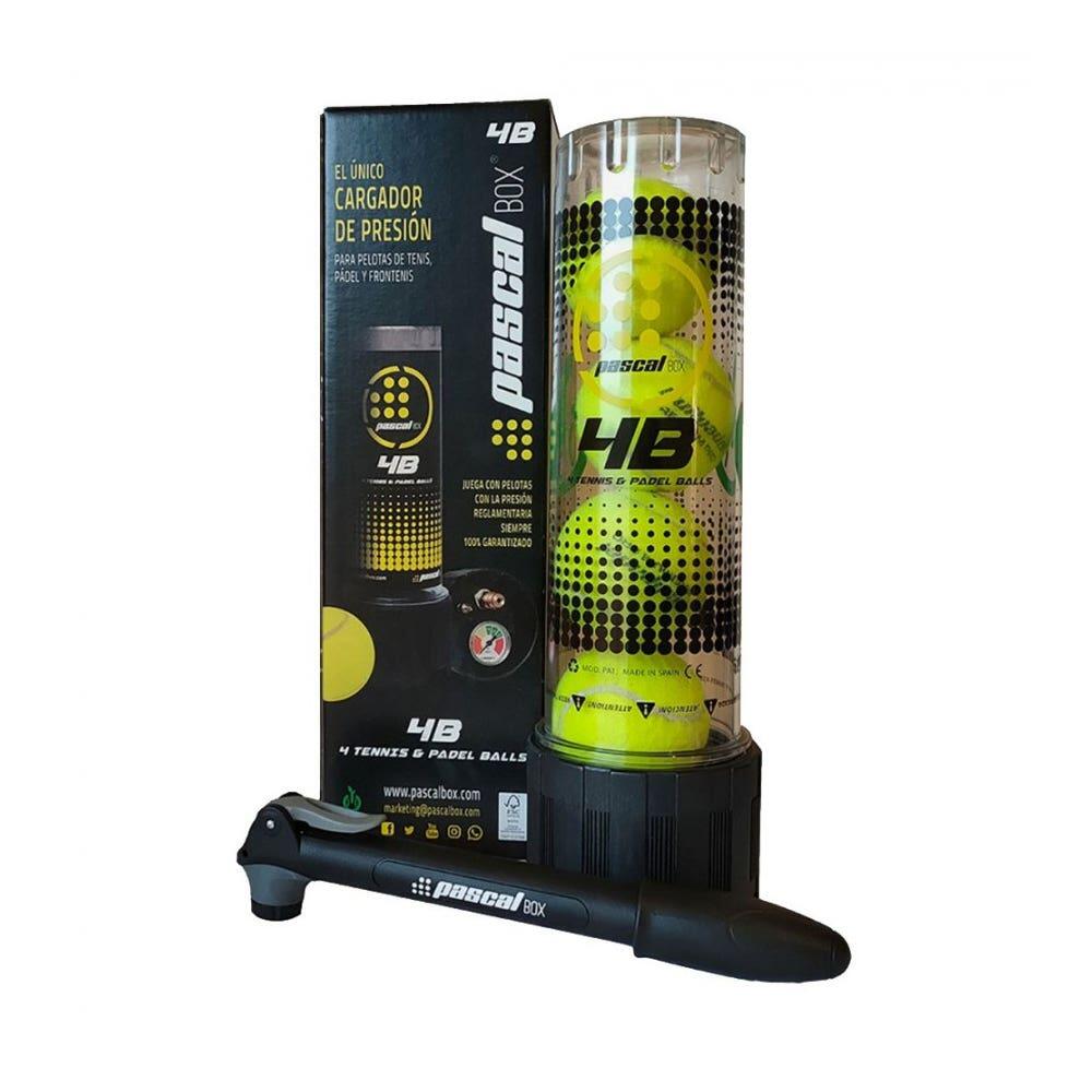 Bullpadel - Préssurisateur De Balles Bullpadel Pascal Box 4b - Balle De Padel - Noir - Taille Unique - Decathlon