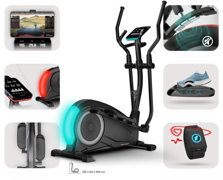 Sportstech Crosstrainer CX700 | 24 Widerstandsstufen | LCD-Display | Profi 7/8