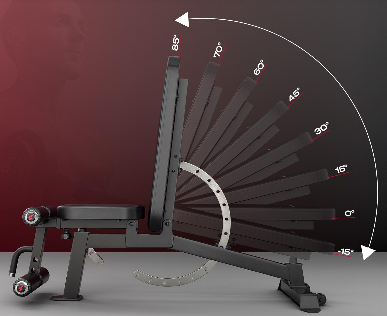 Sportstech BRT700 Banc de musculation - 21in1, 360 kg de capacité de charge 2/5