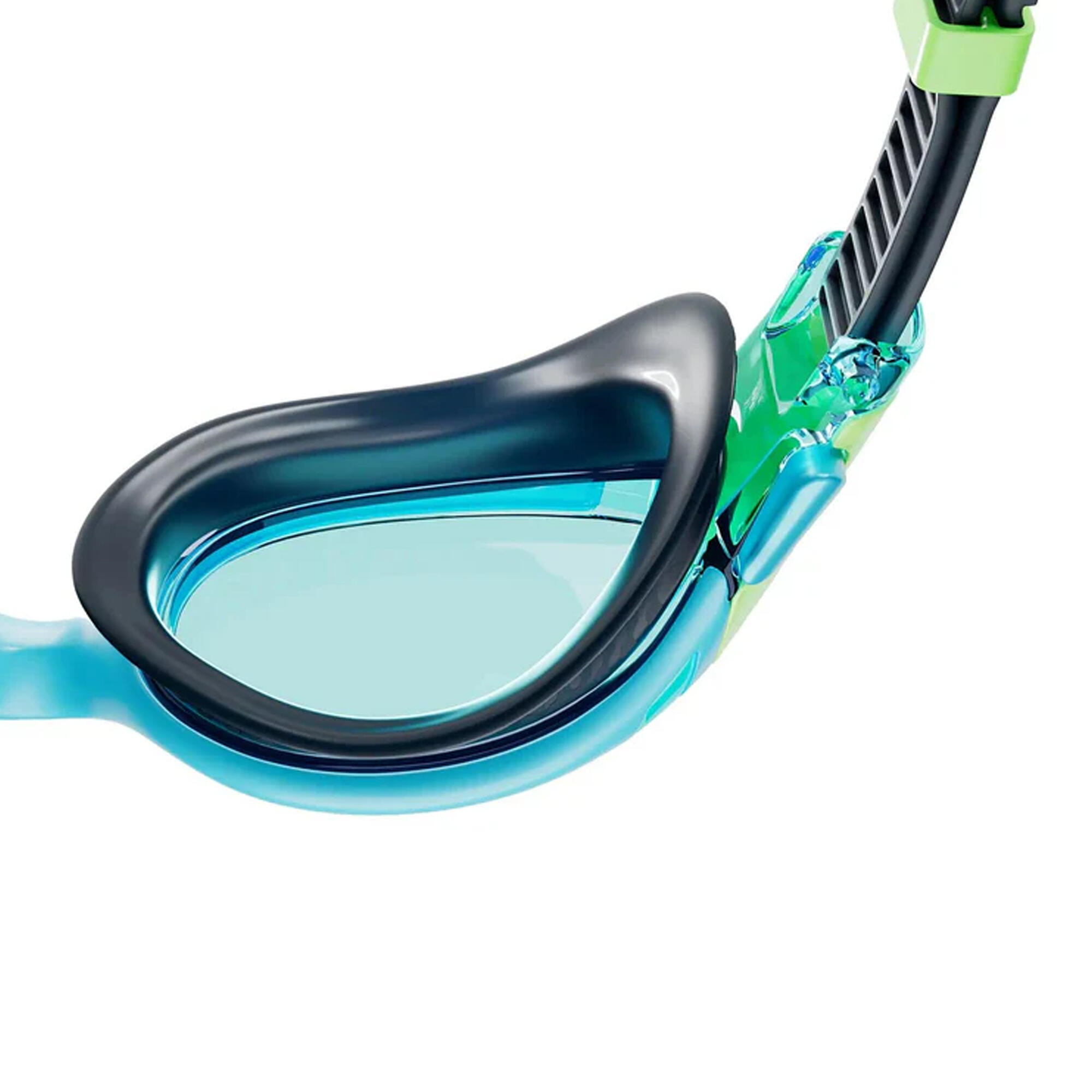 "Biofuse 2.0" Schwimmbrille für Kinder Blau/Grün 3/4
