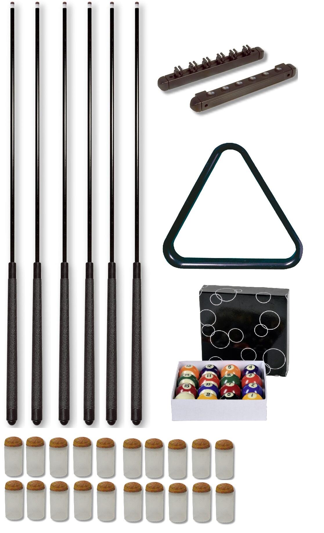 JOHN WEST Set completo di biliardo per scuole e centri giovanili - pacchetto robusto