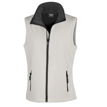 Body Warmer Softshell Pour Femmes/femmes (Noir / Orange)