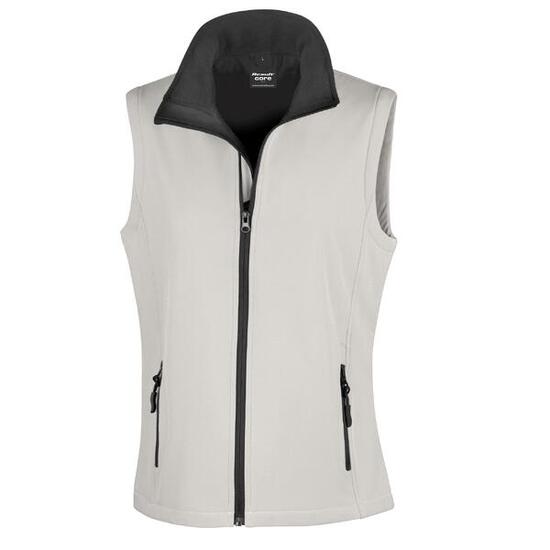 Body Warmer Softshell Pour Femmes/femmes (Blanc / Noir)
