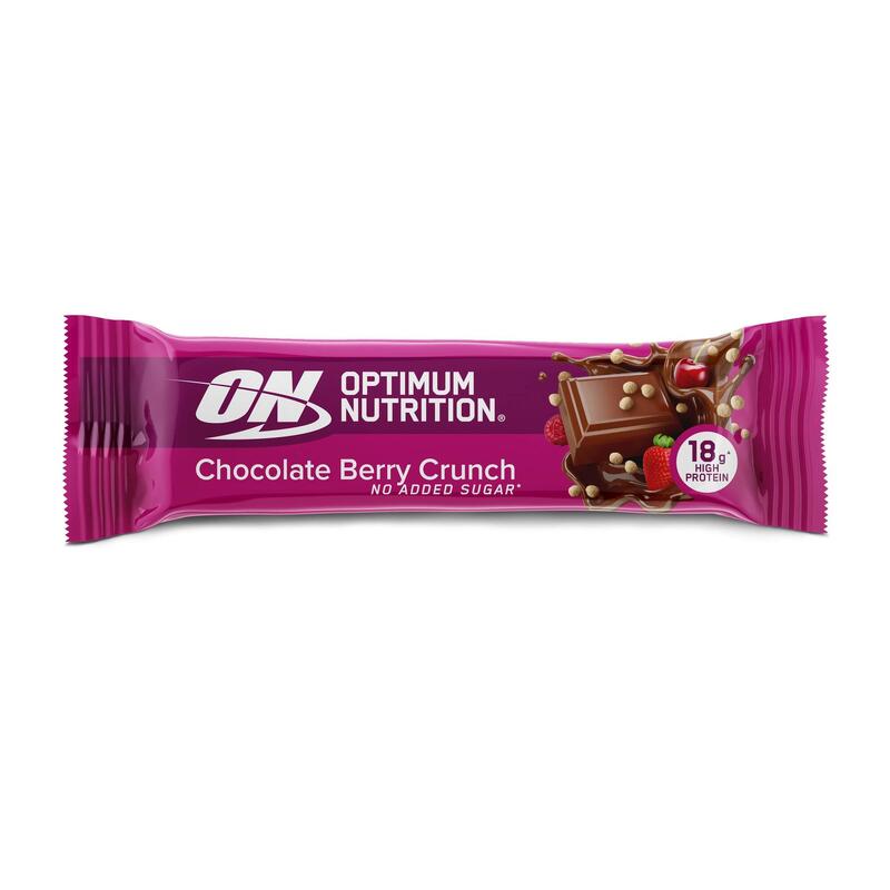 Choco berry crunch protein bar - 55g Frutas do Bosque da Optimum Nutrition Exclusivo Online      1,95€  Preço por quantidade 32,50€kg OPTIMUM NUTRITION Choco berry crunch protein bar - 55g Frutas do Bosque da Optimum NutritionVendido e expedido por: Masmusculo    