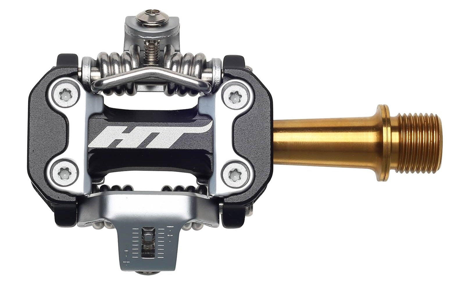 HT Components M2T Pedals (Alloy / CNC Ti - 80kg rider max) - Black