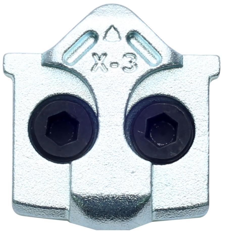 HT Components X3 Cleats - 4 deg - Silver