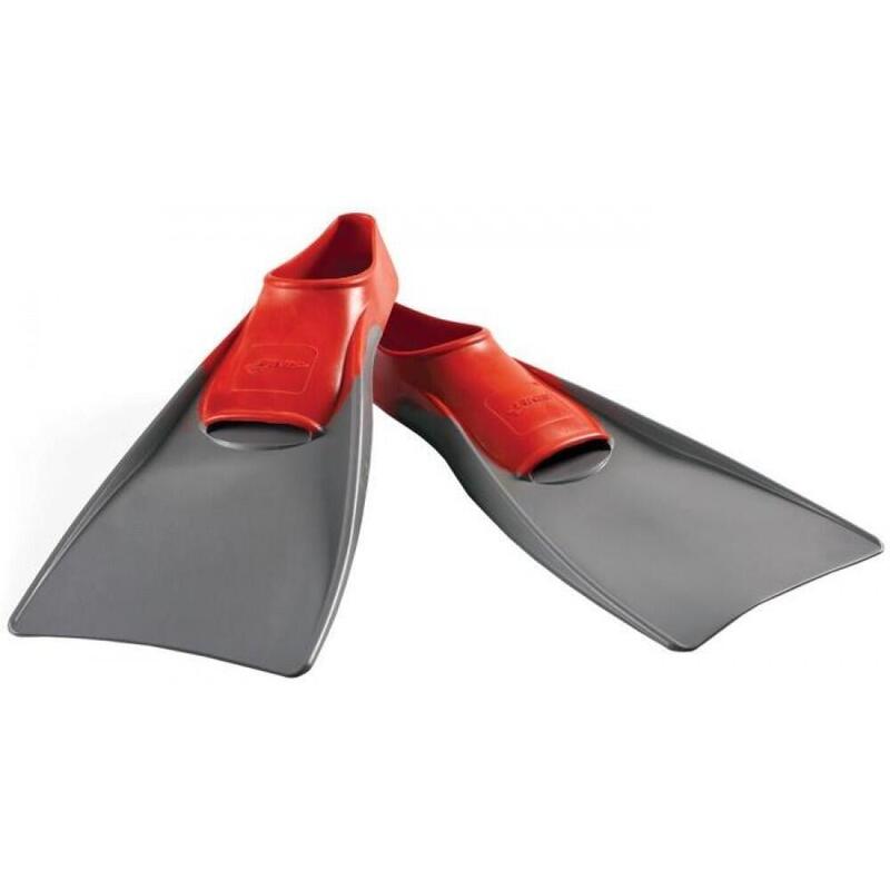 Aileron flottant à longue lame Finis Floating Fins Gris-Rouge