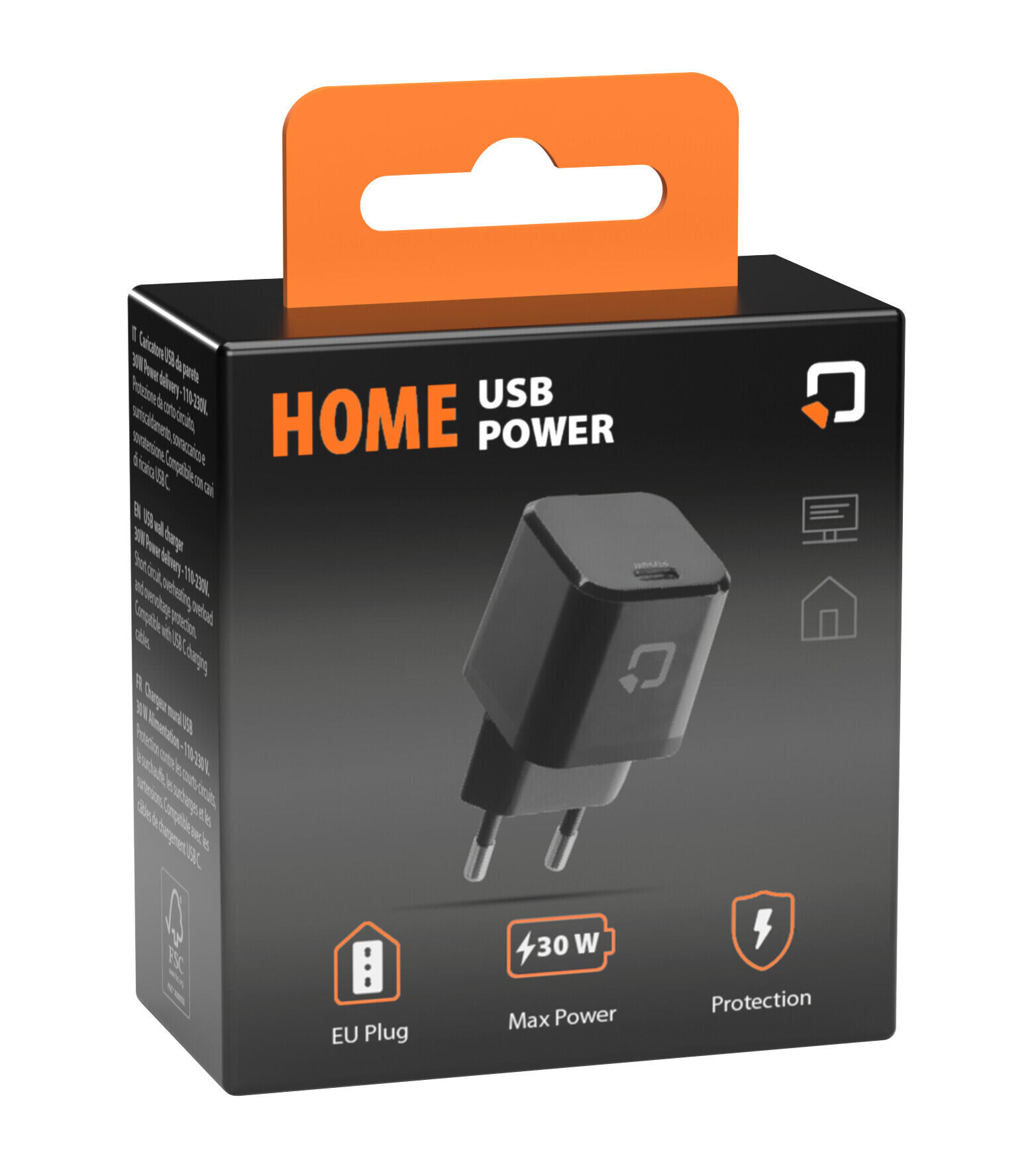 ZANDSTRA Optiline Home USB-C Ladegerät - 30W - Schnelles Laden für Zuhause